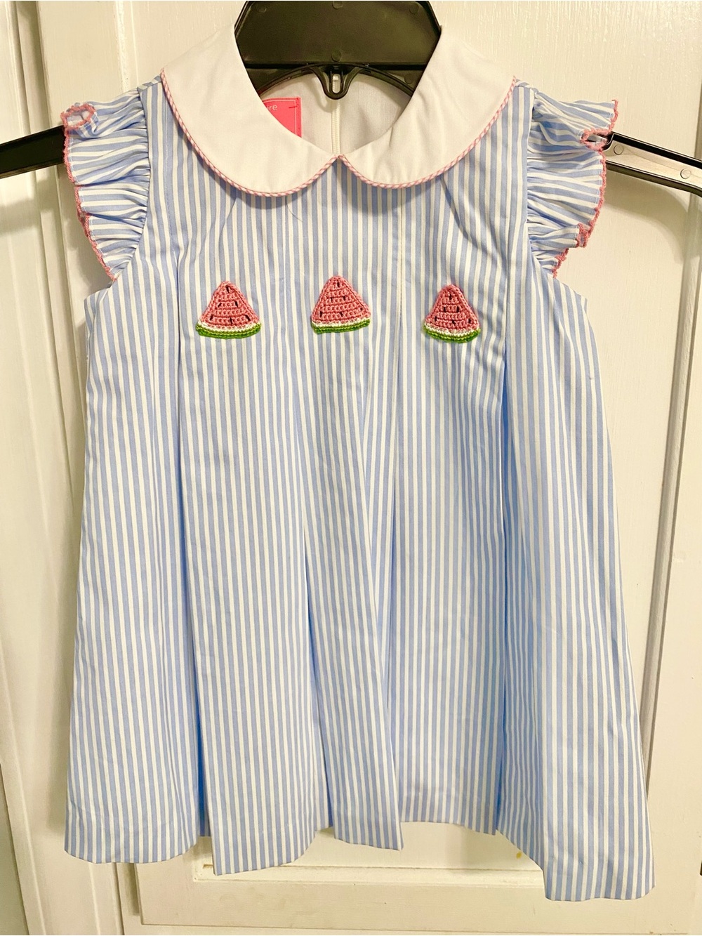 2 Claire & Charlie Watermelon Appliqué dress